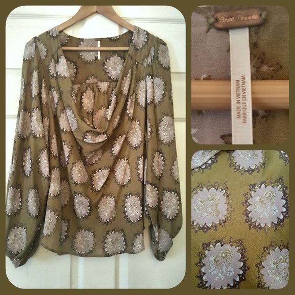 Free People Tops - 🌿🌿FREE PEOPLE🌿🌿 Bohemian Style Blouse. NWOT